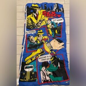 Rare Vintage 1990 Walt Disney Dick Tracy Graphics All Over Sleeping Bag ERO